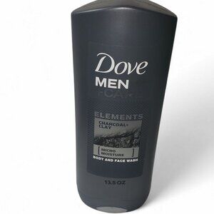 Dove Men+Care Charcoal+Clay Body and Face Wash 13.5 fl oz NEW
